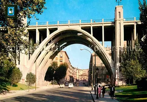 Madrid Spain Viadukt Sagovia Kat. Madrid