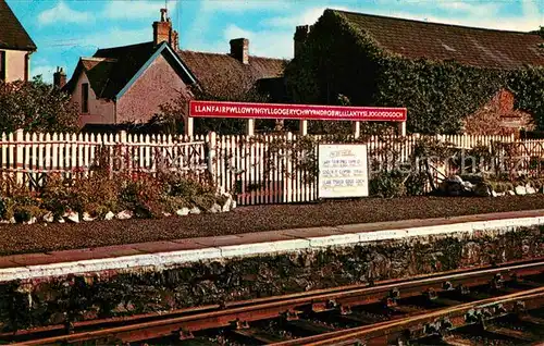 Llanfair Caereinion Teilansicht Kat. Powys