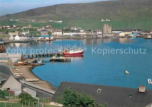 Scalloway from Westshore Kat. Shetland Islands