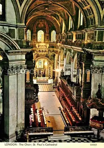London Chor St. Pauls Kathedrale  Kat. City of London
