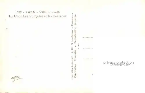 Taza Maroc La Chambre francaise et les Casernes Kat. Marokko