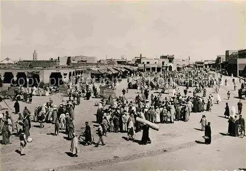 Marrakech Marrakesch La Place Djemaa el F`na Kat. Marokko