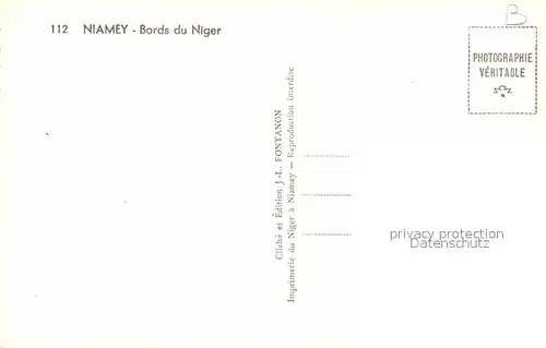 Niamey Bords du Niger Kat. Niamey