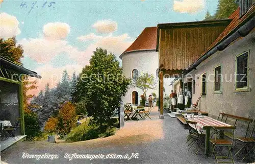 Riesengebirge St Annakapelle Kat. Tschechische Republik