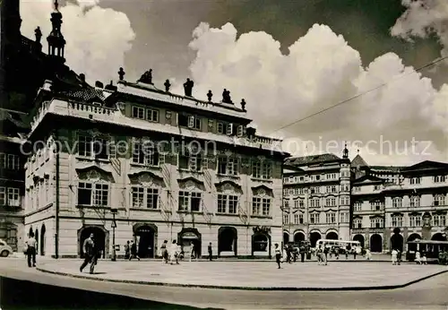 Prag Prahy Prague Kleinseitner Ring Haus Zum steinernen Tisch Kat. Praha