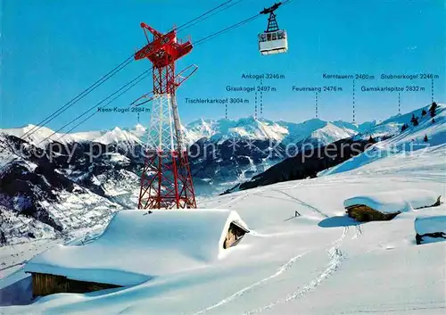 Seilbahn Kleine Scharte Bad Hofgastein Hohe Tauern  Kat. Bahnen