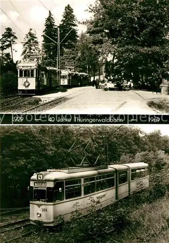 Strassenbahn 40 Jahre Thueringerwaldbahn  Kat. Strassenbahn