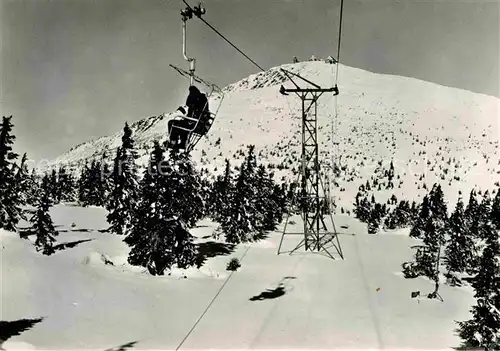 Sessellift Krkonose Lanovka na Snezku Kat. Bahnen