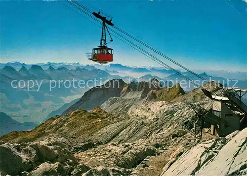 Seilbahn Saentis Churfirsten Glarneralpen  Kat. Bahnen