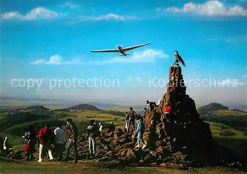 Segelflug Wasserkuppe Rhoen Fliegerdenkmal  Kat. Flug