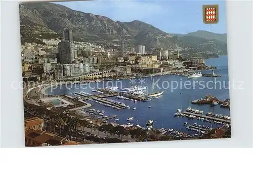 Monaco Panorama Principaute Port Piscine Monte Carlo Kat. Monaco