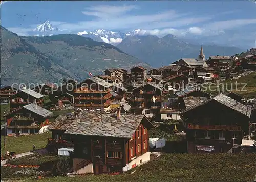 Graechen VS mit Bietschhorn und Nesthorn / Graechen /Bz. Visp