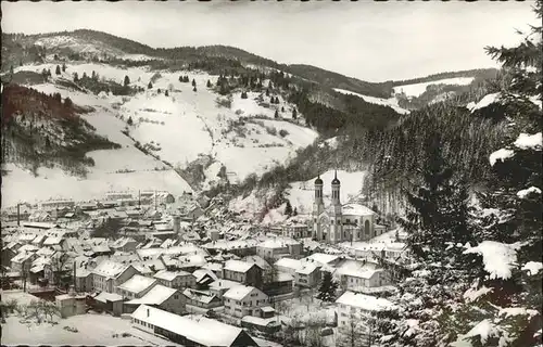 Todtnau Schwarzwald im Schnee Kat. Todtnau