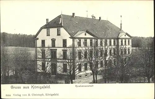 Koenigsfeld Schwarzwald Knabenanstalt / Koenigsfeld im Schwarzwald /Schwarzwald-Baar-Kreis LKR