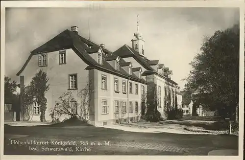 Koenigsfeld Schwarzwald Kirche / Koenigsfeld im Schwarzwald /Schwarzwald-Baar-Kreis LKR