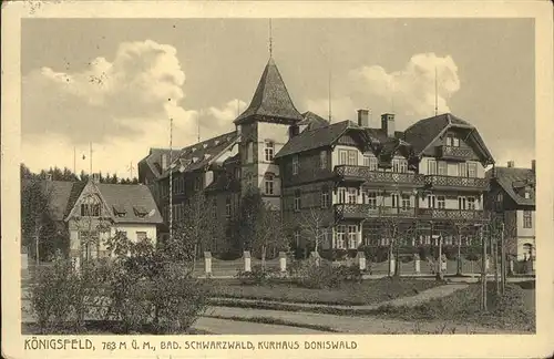 Koenigsfeld Schwarzwald Kurhaus Doniswald / Koenigsfeld im Schwarzwald /Schwarzwald-Baar-Kreis LKR