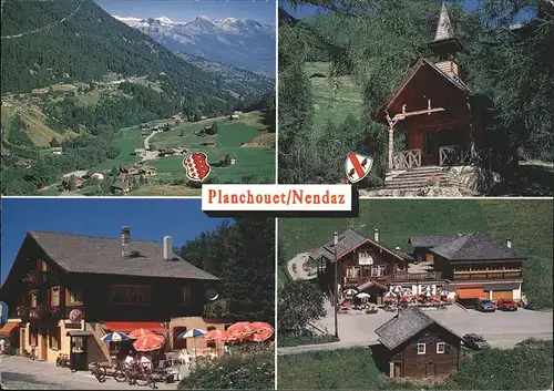 kk14142 Sion VS Teilansichten von Planchouet Nendaz  Kategorie. Sion Alte Ansichtskarten