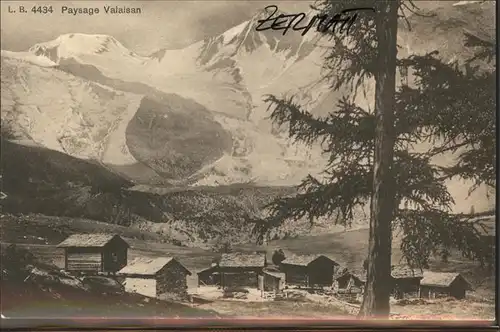 Zermatt VS Paysage Valaisan Kat. Zermatt