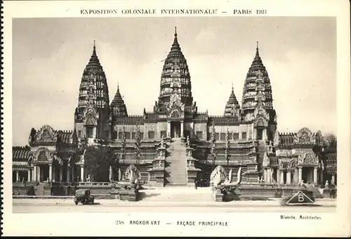 Events Exposition Coloniale Internationale Paris Angkor Vat  / Events /