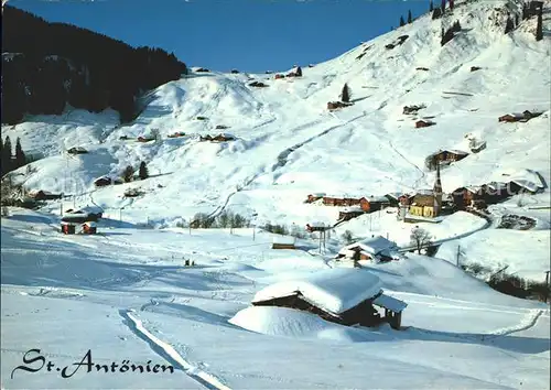 St Antoenien GR mit Asch?el / St Antoenien /Bz. Praettigau-Davos