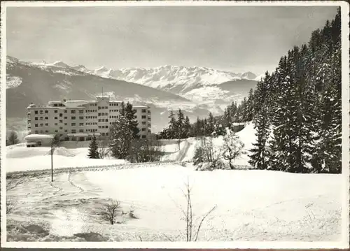 Montana Vermala Luzerner Sanatorium Montana Hall Kat. Randogne