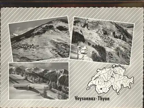 Veysonnaz Veysonnaz Thyon Panorama Kat. Veysonnaz