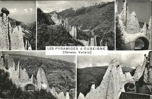 Euseigne Herens Les Pyramides Kat. Euseigne