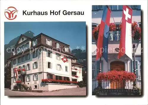 Gersau Vierwaldstaettersee Kurhaus Hof Gersau /  /