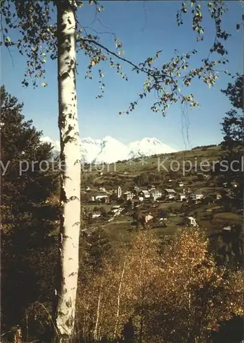 Buerchen Ortsblick / Buerchen /Bz. Raron