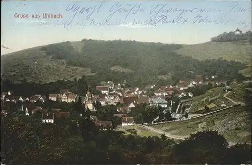 Uhlbach Stuttgart Panorama Kat. Stuttgart