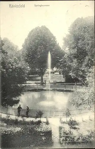 Koenigsfeld Schwarzwald Springbrunnen / Koenigsfeld im Schwarzwald /Schwarzwald-Baar-Kreis LKR