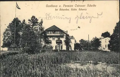 Bad Schandau Gasthaus-Pension Ostrauer Scheibe  x / Bad Schandau /Saechsische Schweiz-Osterzgebirge LKR