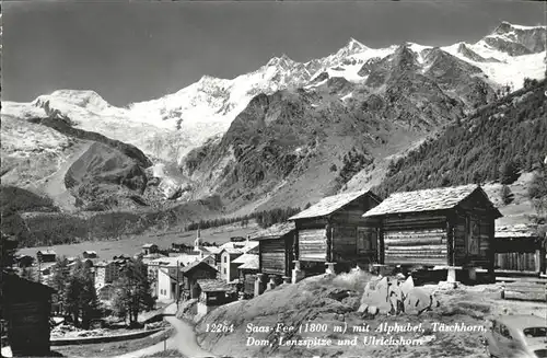 Saas Fee Alphubel Taeschhorn Dom Kat. Saas Fee