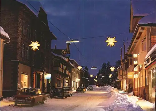 Koenigsfeld Schwarzwald Winternacht Schnee Sterne / Koenigsfeld im Schwarzwald /Schwarzwald-Baar-Kreis LKR