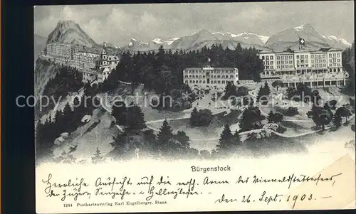 Buergenstock Hotels / Buergenstock /Bz. Nidwalden