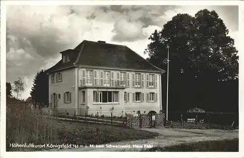 Koenigsfeld Schwarzwald Haus Kehl / Koenigsfeld im Schwarzwald /Schwarzwald-Baar-Kreis LKR