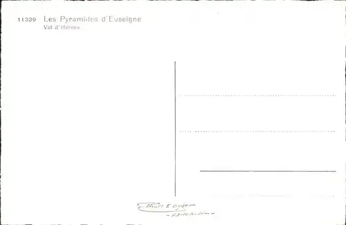 Euseigne Herens Pyramides Tunnel Kat. Euseigne