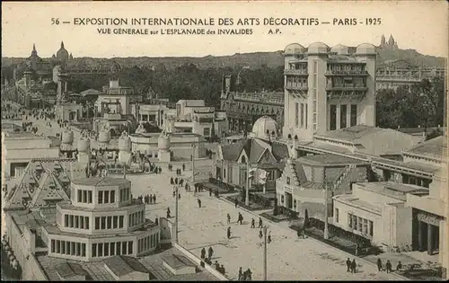AK / Ansichtskarte Events Exposition Internationale des Arts Decoratifs Paris Esplanade des Invalides / Events /