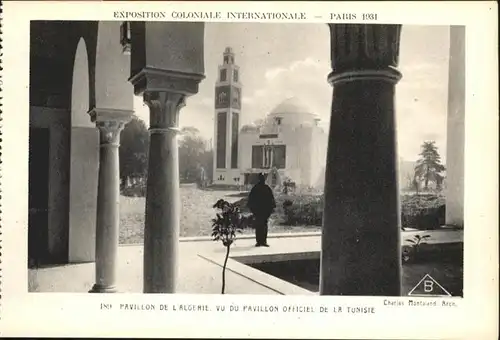 AK / Ansichtskarte Events Exposition Coloniale Internationale Paris Pavillon de l'Algerie / Events /