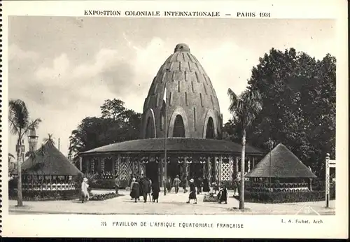 AK / Ansichtskarte Events Exposition Coloniale Internationale Paris Pavillon de l'Afrique / Events /