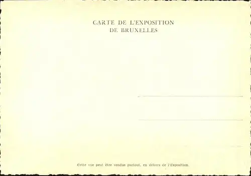 AK / Ansichtskarte Events Exposition de Bruxelles Grand Palais  Ville de Paris / Events /