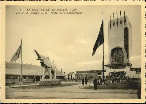 AK / Ansichtskarte Events Exposition de Bruxelles Pavillon du Congo Belge / Events /