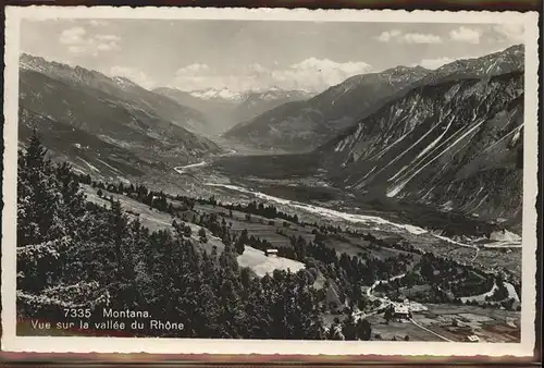 AK / Ansichtskarte Montana VS vallee du Rhone Kat. Montana