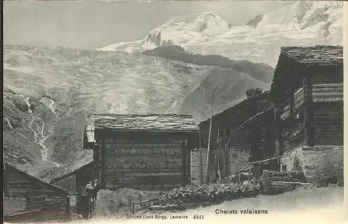 AK / Ansichtskarte Zermatt VS Chalets valaisans Kat. Zermatt