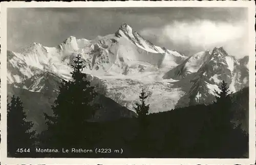 AK / Ansichtskarte Montana VS le Rothorn Kat. Montana