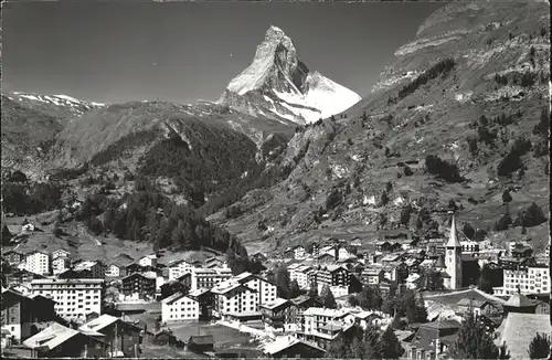 AK / Ansichtskarte Zermatt VS Matterhorn Kat. Zermatt