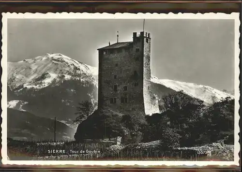 AK / Ansichtskarte Sierre VS Tour de Goubin / Sierre Siders /Bz. Sierre