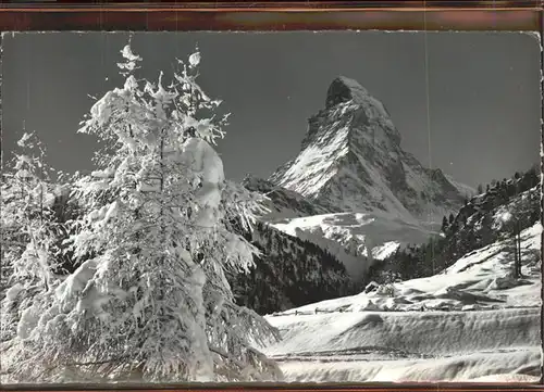 AK / Ansichtskarte Zermatt VS Blick auf Matterhorn Kat. Zermatt