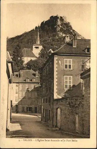 Salins Eglise Saint-Anatoile Fort Belin *