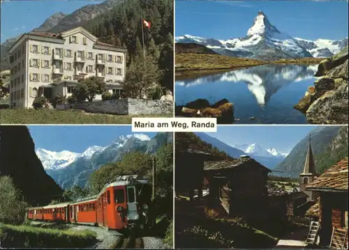 AK / Ansichtskarte Randa Randa Haus Maria am Weg * / Randa /Bz. Visp